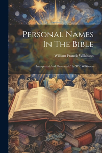 Personal Names In The Bible