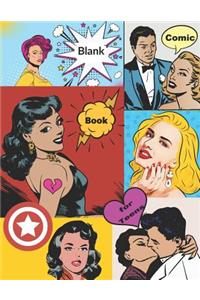 Blank Comic Book for Teens
