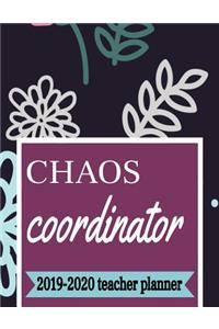 Chaos Coordinator 2019-2020 Teacher Planner