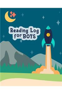 Reading Log for Boys