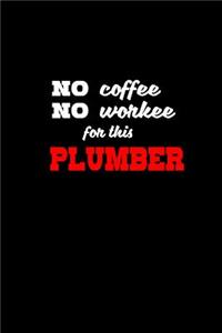 No coffee. No workee for this plumber