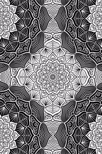 Mandala Pattern - Color My Cover Notebook