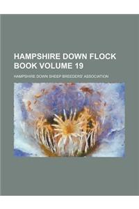 Hampshire Down Flock Book Volume 19