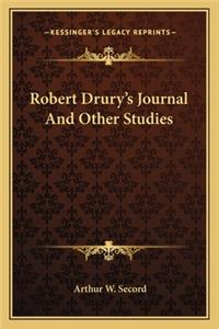 Robert Drury's Journal and Other Studies