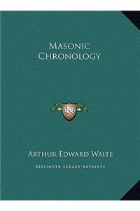 Masonic Chronology