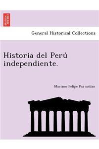 Historia del Perú independiente.