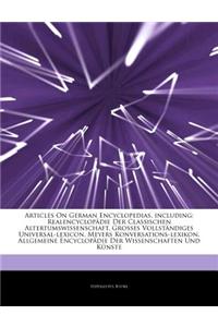 Articles on German Encyclopedias, Including
