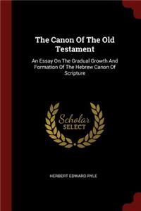 The Canon Of The Old Testament