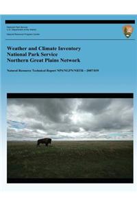 Weather and Climate Inventory National Park Service Northern Great Plains Network