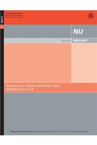 Test Results for Software Write Block Tools PDBLOCK Version 2.10