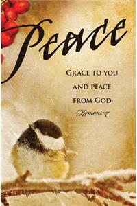 Peace Bird Images Advent Bulletin (Pkg of 50)