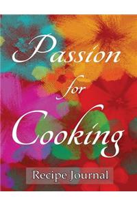 Passion for Cooking Recipe Journal