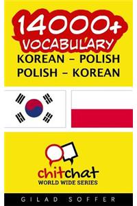 14000+ Korean - Polish Polish - Korean Vocabulary