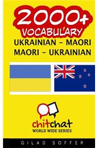 2000+ Ukrainian - Maori Maori - Ukrainian Vocabulary