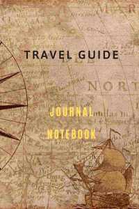 Universal travel guide notebook for all generation the diary journal of places and monuments to visit 6*9 with 105 lined pages