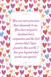 You Are More Precious Than Diamonds To Me