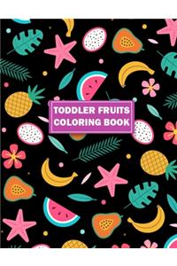 Toddler Fruits Coloring Book