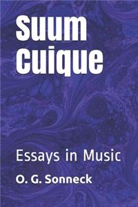 Suum Cuique