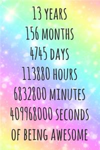 13 Years of Being Awesome