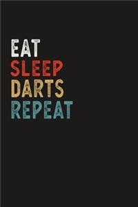 Eat Sleep Darts Repeat Funny Sport Gift Idea