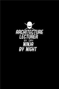 Architecture Lecturer by day ninja by night