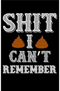 Shit I Can't Remember