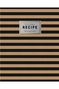 Kitchen Recipe Notebook