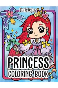 Princess Coloring Book: Cute Princess Coloring Books (US VERSION)