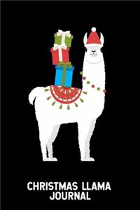 Christmas Llama Journal