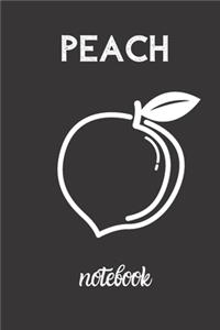peach notebook