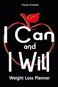 I Can and I Will Weight Loss Planner