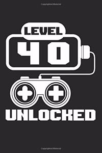 Level 40 unlocked