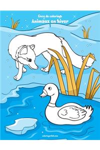 Livre de coloriage Animaux en hiver 1