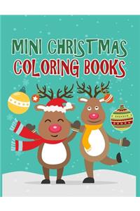 Mini Christmas Coloring Books
