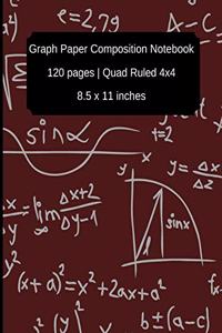 Graph Paper Composition Notebook