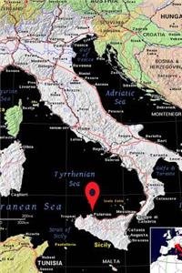Palermo, Italy Pinned on a Map Journal
