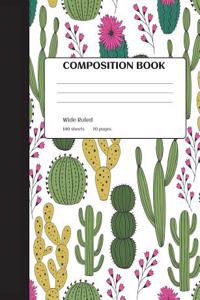 Cactus Composition Notebook