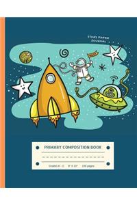 Primary Composition Book Story Paper Journal Grades K - 2