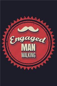 Engaged Man Walking