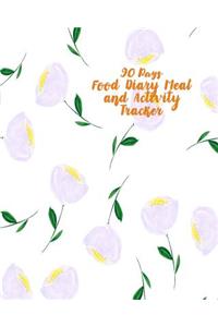 90 Days Food Diary Meal and Activity Tracker