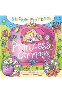 Sticker Playbook Princess Carriage: A Fold-Out Story Activity Book for Toddlers