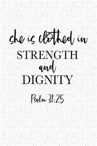 She Is Clothed in Strength and Dignity