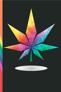 Psychedelic Marijuana Plant Leaf