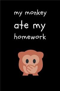 My Monkey Ate My Homework