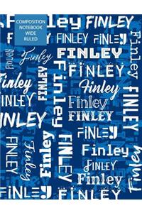 Finley Composition Notebook Wide Ruled