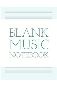 Blank Music Notebook