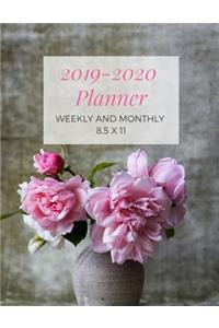 2019-2020 Planner Weekly and Monthly 8.5 X 11