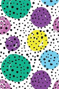 Bullet Journal Notebook Circles and Spots Pattern 1