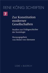 Zur Konstitution Moderner Gesellschaften