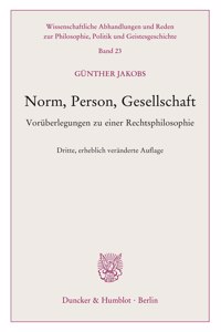 Norm, Person, Gesellschaft